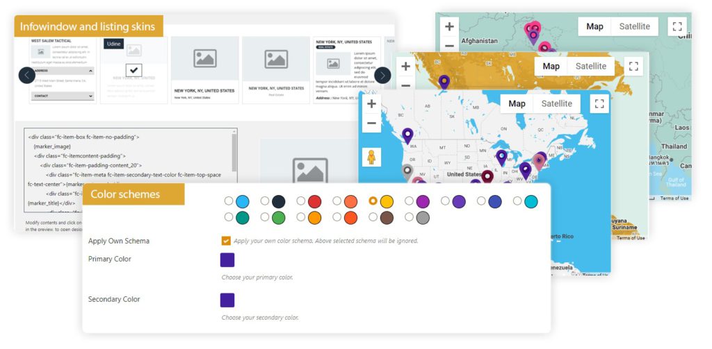 How to improve Google Maps design - WP Maps Pro